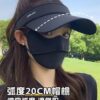 Wholesale 2024 summer new Korean ice silk men's and women's sun hat outdoor sports high sense cap sunscreen hat