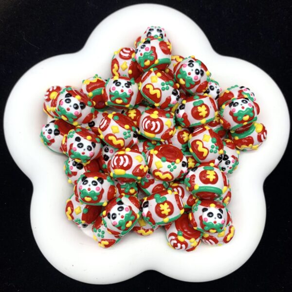 oly-42d491c343a8a58521032029b0a37bc5 Wholesale Panda round bead heavy oil dispersed bead bead bead