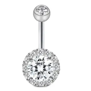 Silver Large Zircon