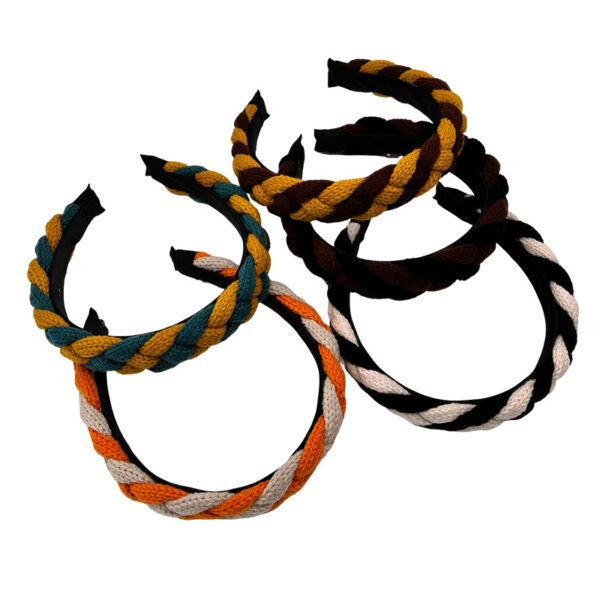 Wholesale crocheted twist hairband wholesale high-grade hair accessories