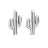 Wholesale PVD Coated 18K Gold Real Gold Plated Cactus 201 Stainless Steel Fashion Waterproof Non Tarnish Jewelry Set