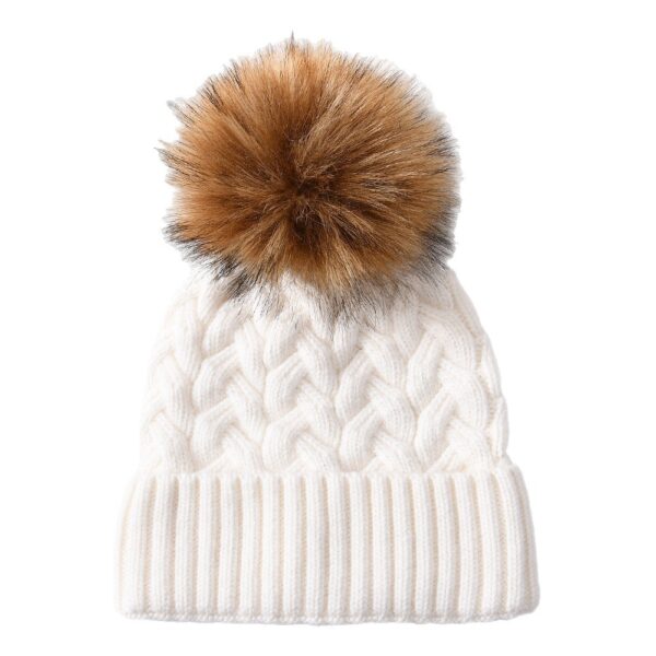 Wholesale Winter Elastic Earflap Thick Warm Knitted Hat