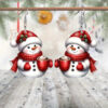 Wholesale Cross-border Hot Winter Snowman Acrylic Earrings Cute New Year Holiday Atmosphere Cartoon All-match Earrings
