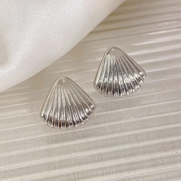 Wholesale 1 Pair Classic Style Solid Color Plating Titanium Steel Earrings