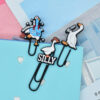 Wholesale Cartoon Swan Paper Clip Bookmark
