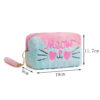 Wholesale Cartoon embroidered plush cosmetic bag autumn and winter