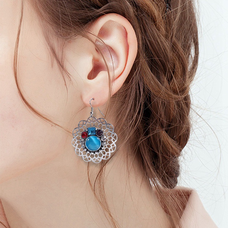 Wholesale Fashion ladies earrings 12mm aessories noosa button earrings foreign trade explosions DIY jewelry factory direct sales