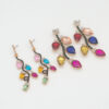 oly-435ab7d4bd293c768eb8f6fe3a31c5ed Wholesale Christmas Bulb Rhinestone Earrings