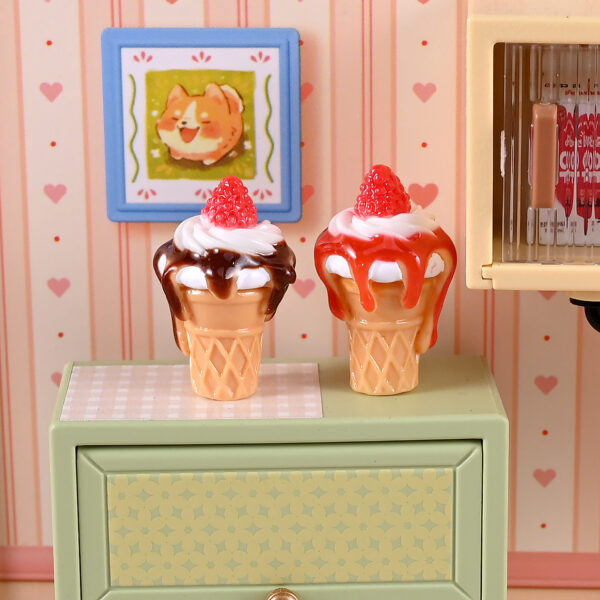 Wholesale Resin Simulation Jam Ice Cream Dollhouse Miniature Food Toy Model
