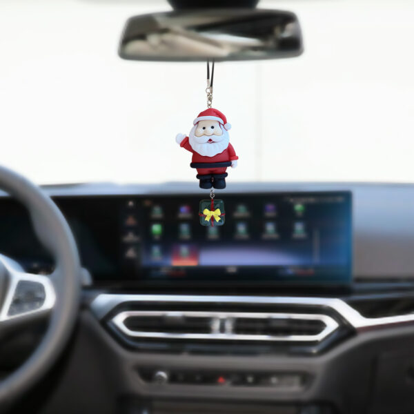 oly-4361ab06e828cc6685163f16ae3d4ab4 Wholesale Christmas Reindeer Snowman Car Rearview Mirror Decoration Pendant