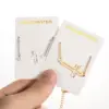 Wholesale PVD Coated 18K Gold Real Gold Plated Geometric 201 Stainless Steel Simple Style Waterproof Non Tarnish 201 Stainless Steel Bracelets