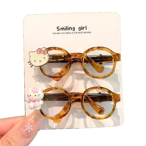 Wholesale Cartoon Cute Small Glasses Frame Hairpin Card Doll Accessory Children's Hairpin