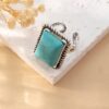 Wholesale Bohemian retro personalized turquoise ring Fashion Women's bracelet ring jewelry