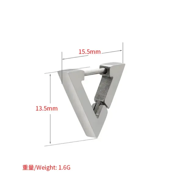 Fashion Geometric Plating Stainless Steel No Inlaid 18K Gold Plated Earrings