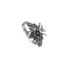Wholesale Longrui New Hot Sale Gerst Series Alloy Death Moth Skull Ring Jewelry Adjustable Men's and Women's Jewelry