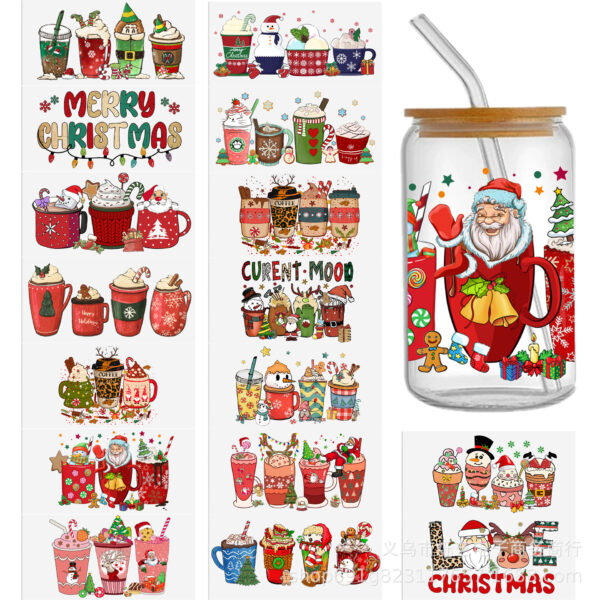 Wholesale Christmas Santa Claus Snowman Drink