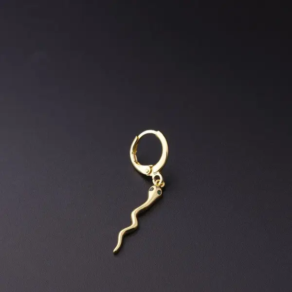 Ear Cartilage Rings & Studs Fashion Animal Copper Plating Artificial Gemstones