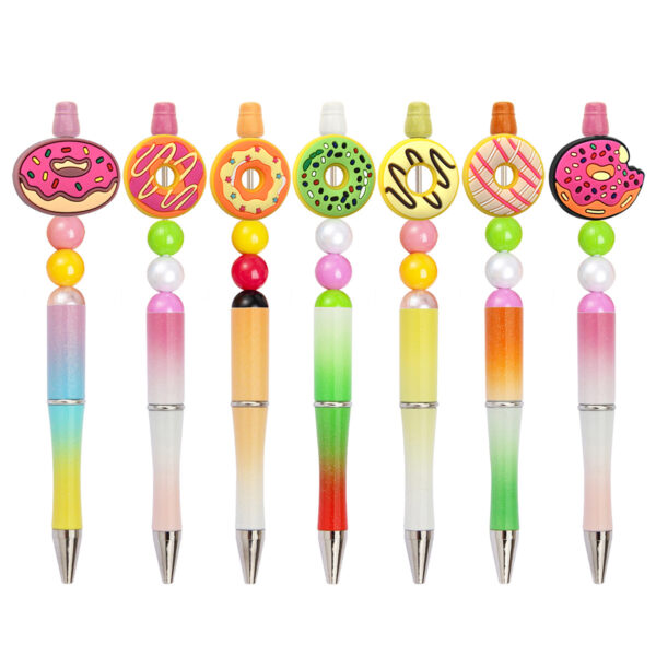 Wholesale Donut Series Beaded DIY Accessories Pen Decoration Pvc Bead