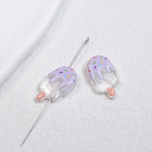 Purple / 20*12*5mm, aperture approximately 2.5mm