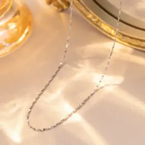 03-Petal Chain 40+5cm-Steel Color / Individually Packaged