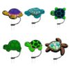 Wholesale Cross-Border Cartoon Turtle Dust-Proof Straw Cap DIY Creative Food-Grade Silicone Straw Decorative Cover Straw Plug Dust-Proof