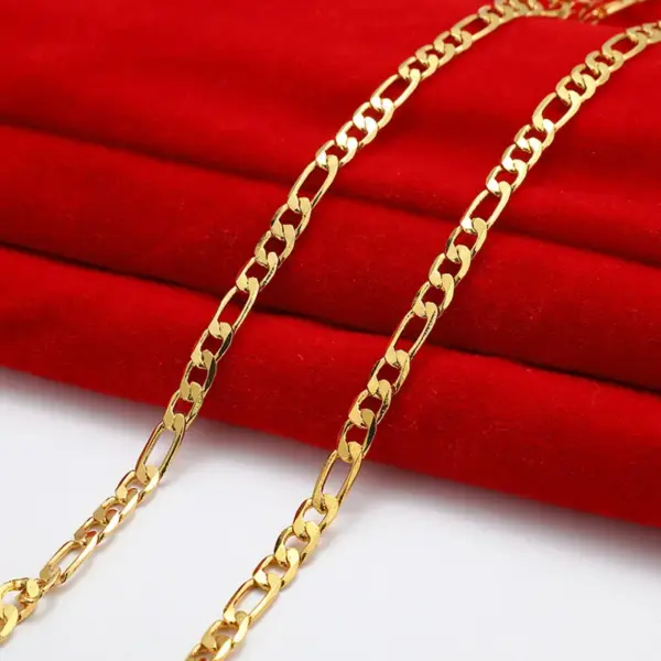 201 Stainless Steel Solid Color PVD Coated Golden Plated Hip-Hop Modern Style Classic Style Gold Sier Bracelets Necklace