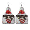oly-43adfbd7653625a76044e3ad0226db2c Wholesale Christmas PU leather teardrop earrings