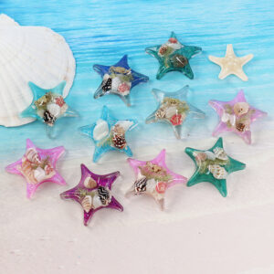 Starfish-shaped mixed colors (from 6 pieces)
