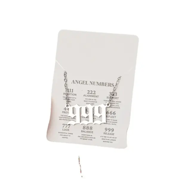 Wholesale Jewelry Retro Letter 201 Stainless Steel 18K Gold Plated Plating Stainless Steel Necklaces