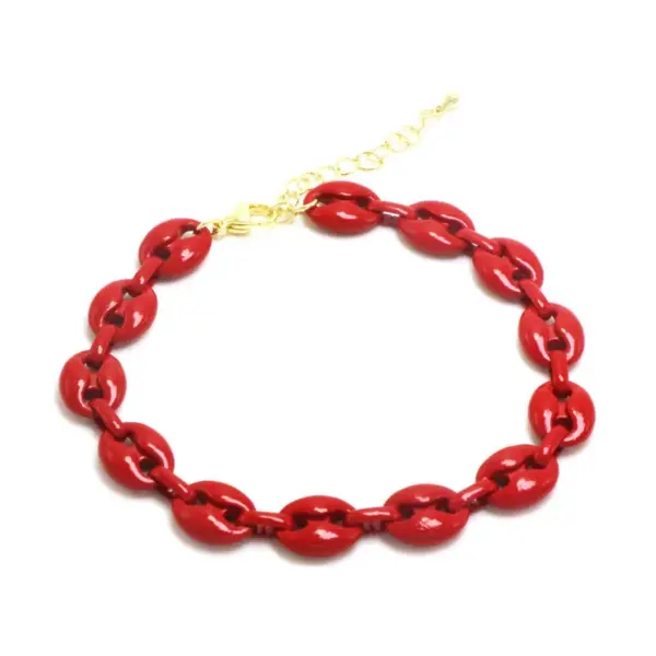 Wholesale Simple Style Solid Color Copper Patchwork Bracelets