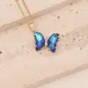 Wholesale Fashion Butterfly Copper Plating 18K Gold Plated No Inlaid