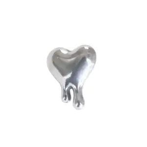 Heart-Shaped Silver / 1.2x10mm M0.9