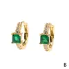 oly-43d6d81a8f9d2484a6e6dbad25bf923a Wholesale Fashion Geometric Diamond Copper Artificial Gemstones Earrings