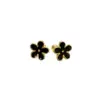 Wholesale 1 Piece Cute Simple Style Flower Plating Titanium Steel Ear Studs