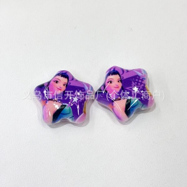 Wholesale Cartoon-print five-pointed star ballpoint pen with perforation - OLY Exclusive