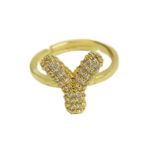 Gold Ring Y / Adjustable opening