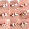 oly-43e9057d11c8a483a8f7d49666245448 Wholesale PVD Coated 18K Gold Real Gold Plated Animal 304 Stainless Steel Fashion Waterproof Non Tarnish Ear Studs