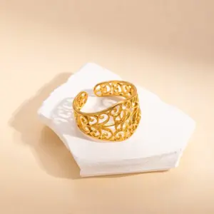 Golden Hollow Ring