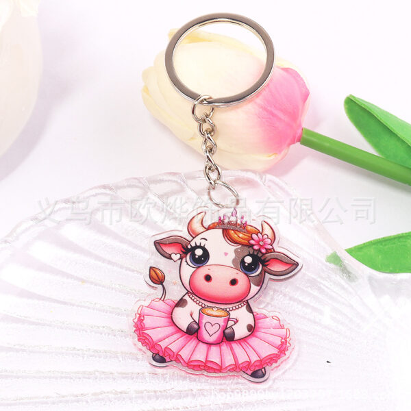 Wholesale Cross-Border New Loose Powder Cartoon Cute Strawberry Calf Bag Accessories Acrylic Cute DIY Patch Accessories
