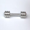 Wholesale 1:12 dollhouse dollhouse mini gym model ob11 accessories metal dumbbell sports model