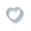 Wholesale 1 Pair Ear Cartilage Rings & Studs Simple Style Heart Shape Arylic