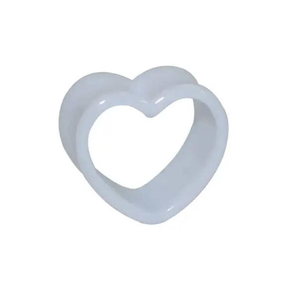 Wholesale 1 Pair Ear Cartilage Rings & Studs Simple Style Heart Shape Arylic