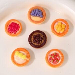 oly-43feaaa066c4b12d33bb28f3504ae0cc Wholesale Food and Play Cartoon Fruit Egg Tart Beads