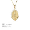 Wholesale Classic Fashion Faith Religious Elements Crystal Rhinestone Hollow Round Design