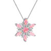 Wholesale Yansheng Cross-border Fashion Jewelry Opal Opal Opal Aobao Snowflake Necklace Pendant Christmas