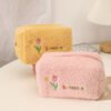 oly-44286c7842f47def9431c2f80b2b3913 Wholesale Plush Storage Bag Jinxiang Cosmetic Bag Large Capacity Advanced Toiletry rtable Travel Japanese Cosmetic Bag