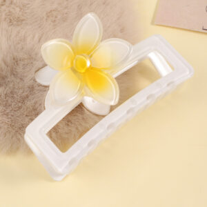 Square flower jelly white