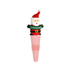 Santa wine stopper