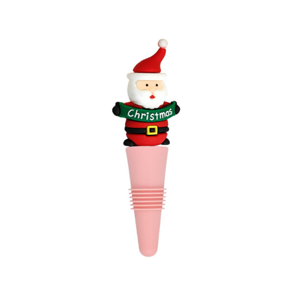 Wholesale Christmas Red Wine Stopper Wine Preservation Wine Bottle Stopper