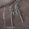 oly-444353d1c5051aa698f7eeec81f7535f Wholesale gradient blue-green square zircon earrings